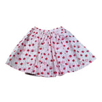 Moschino Gonna Tinta Unita con Stampa per Bambina HDJ045 ROSA MOSCHINO 