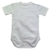 Manuel & Frank Body Mezza Manica Tinta Unita con Taschino per Neonato MF7346I BIANCO MANUEL & FRANK 