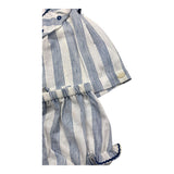 Tartine Et Chocolat 2-teiliges Set Hemd-Hose Weiß/Blau für Baby Mädchen