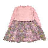 Mousse Abito Tinta Unita Modello Felpa con Gonna In Tulle per Bambina UNICORNCREW ROSA MOUSSE 