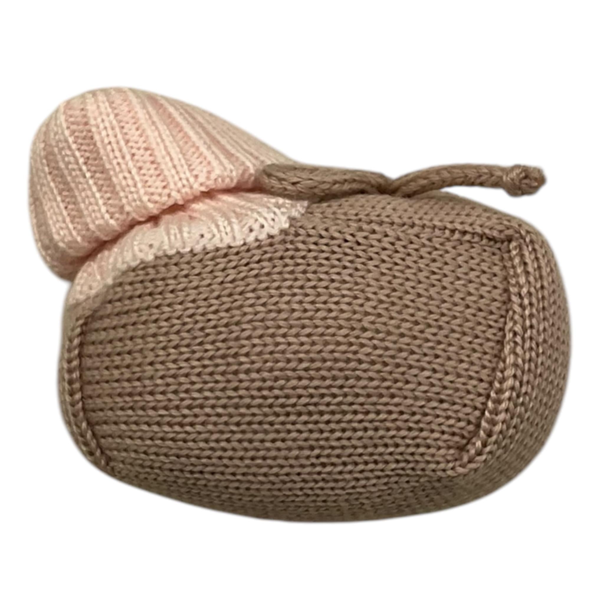 COLORI CHIARI babbucce bicolore con ricami Beige per Neonata FF757198 BEIGE COLORI CHIARI 