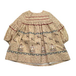 MIRANDA abito tinta unita con fantasia stelle Beige per Neonata 360159 BEIGE MIRANDA 