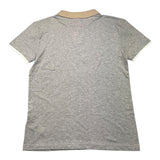 Eleventy T-Shirt Tinta Unita Con Clletto In Contrasto Grigio Per Bambino