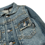 Daniele Alessandrini Giubbino Tinta Unita In Denim per Neonato 1295D0894 BLU DANIELE ALESSANDRINI 