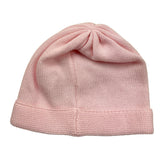 BABY LORD cappello tinta unita con ricami Rosa per Neonata 611 ROSA BABY LORD 