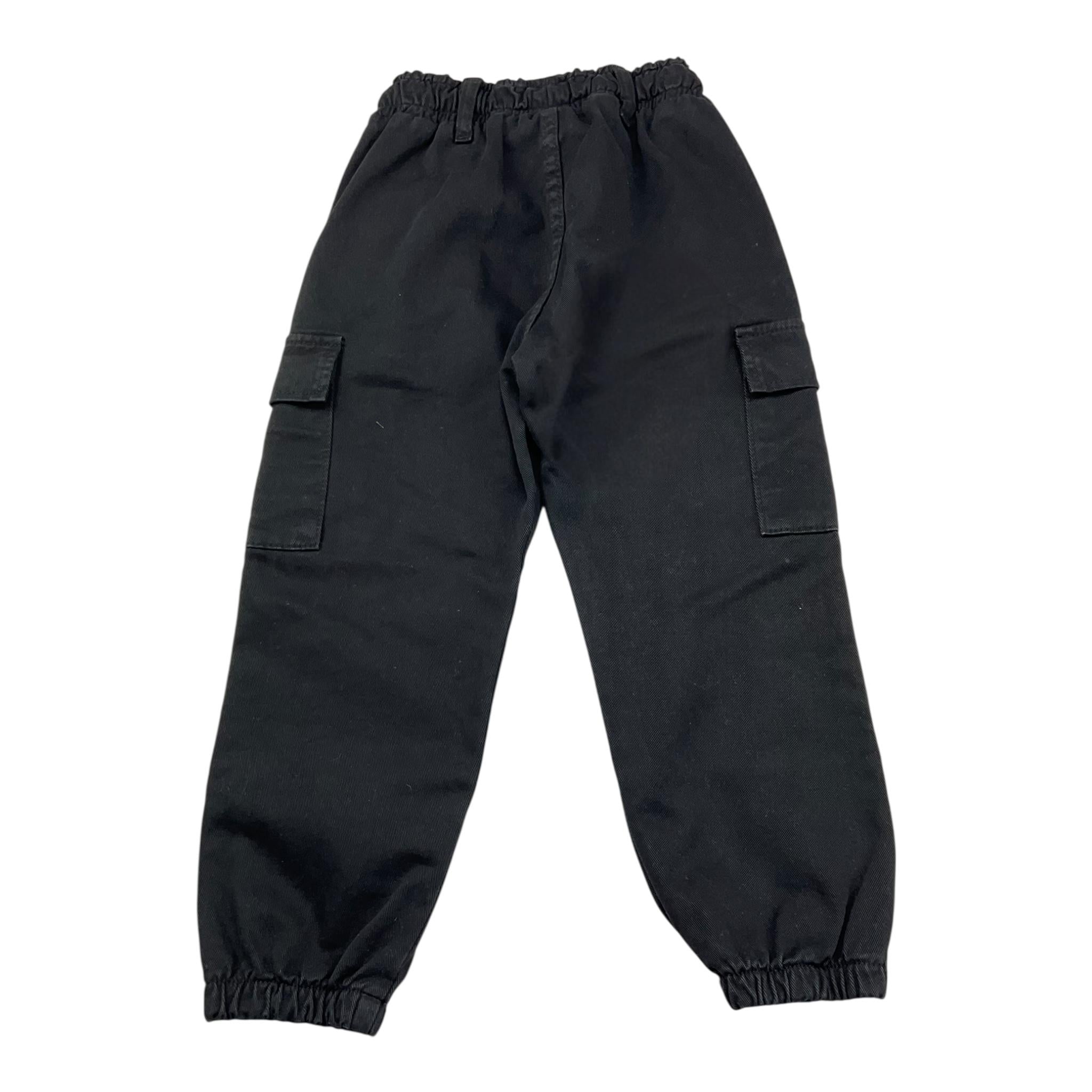 Never Too Pantalone Tinta Unita con Elastico In Vita per Bambino NT1791B NERO NEVER TOO 