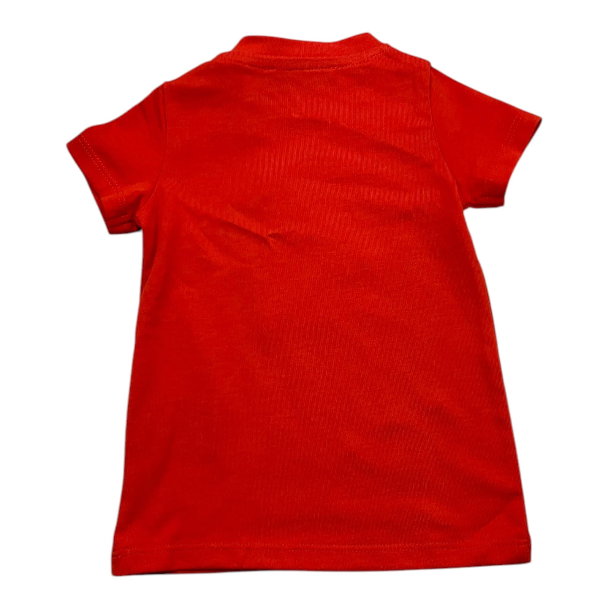 TRUSSARDI t-shirt girocollo tinta unita con stampa Rosso per Neonata TIA25005TS ROSSO TRUSSARDI 