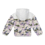K-WAY giubbino fantasia pelliccia con cappuccio Panna per Bambina K7123GW PANNA K-WAY 