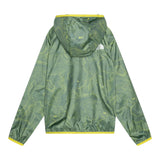 The North Face Giubbino Tinta Unita con Stampa Zip E Cappuccio per Bambino NF0A8ANM64T VERDE THE NORTH FACE 
