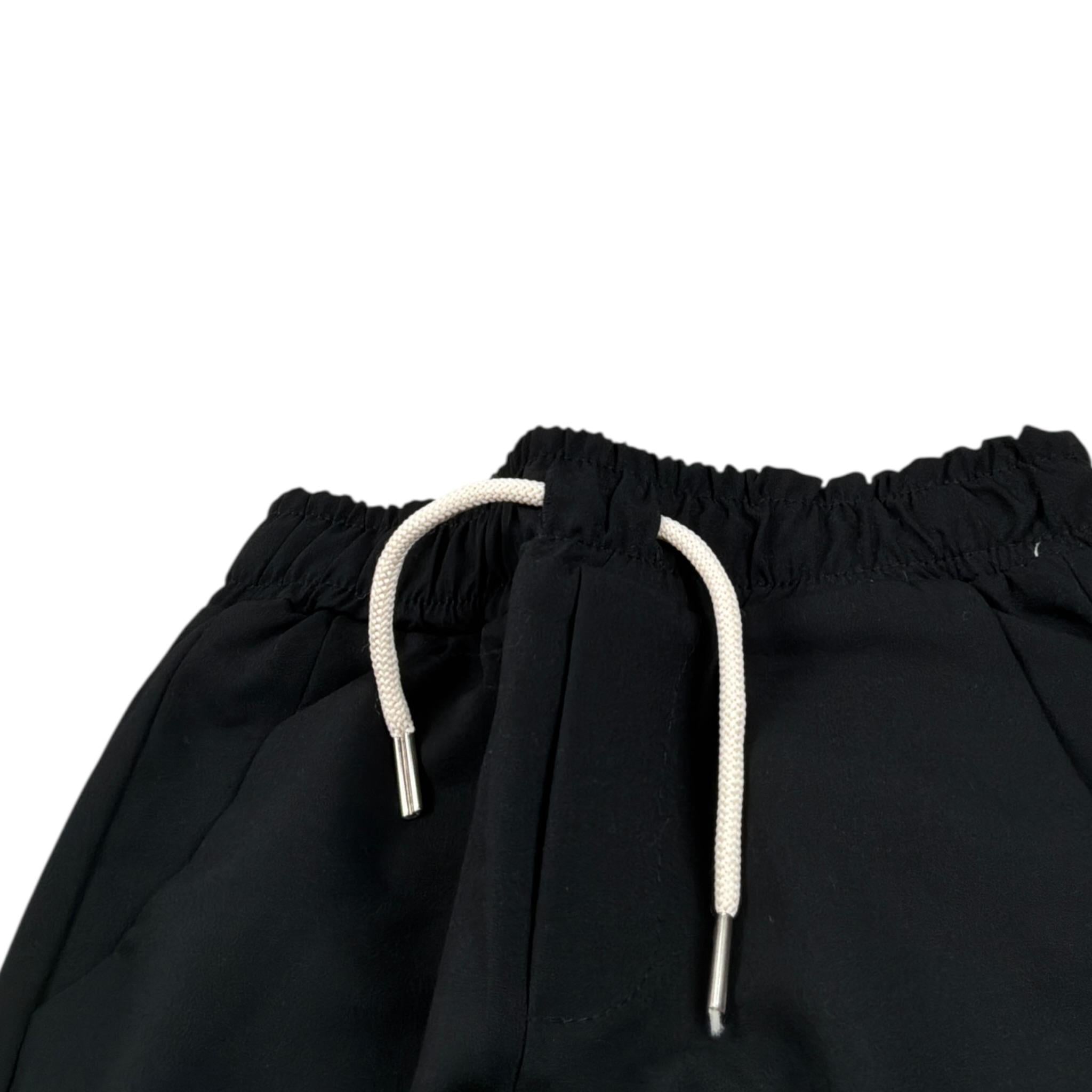 Over-D Pantalone tinta unita con Elastico In Vita Nero per Bambino 1505 NERO OVER-D 