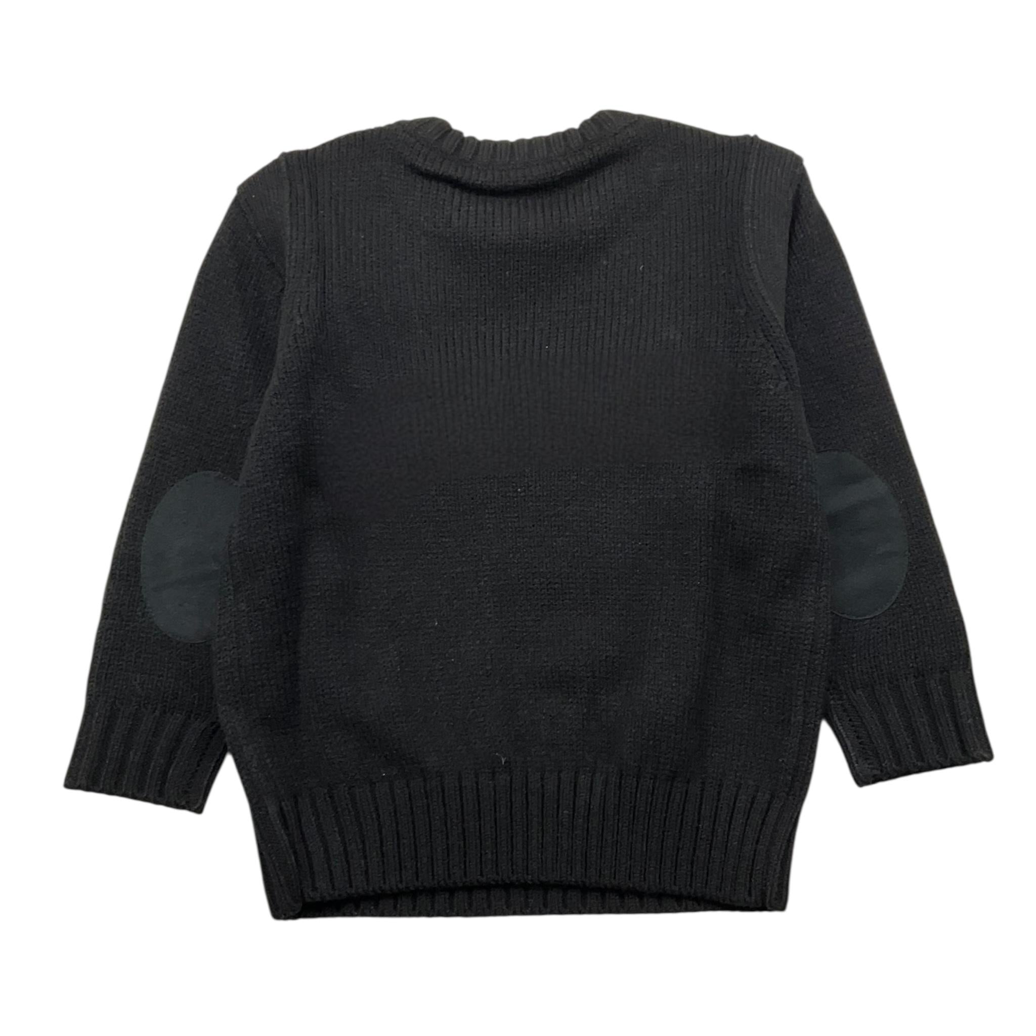 PAOLO PECORA maglia girocollo tinta unita Nero per Bambino PP3756 NERO PAOLO PECORA 