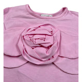 Miss Grant T-Shirt Girocollo tinta unita Rosa per Bambina MG0733 ROSA MISS GRANT 