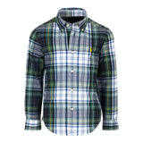 RALPH LAUREN camicia tricolore tinta unita con fantasia a righe Verde per Bambino 323952201002 VERDE RALPH LAUREN 