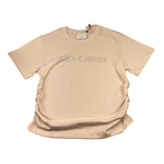 Juicy Couture T-Shirt Girocollo Tinta Unita con Brillantini per Bambina JBX6550 ROSA JUICY COUTURE 