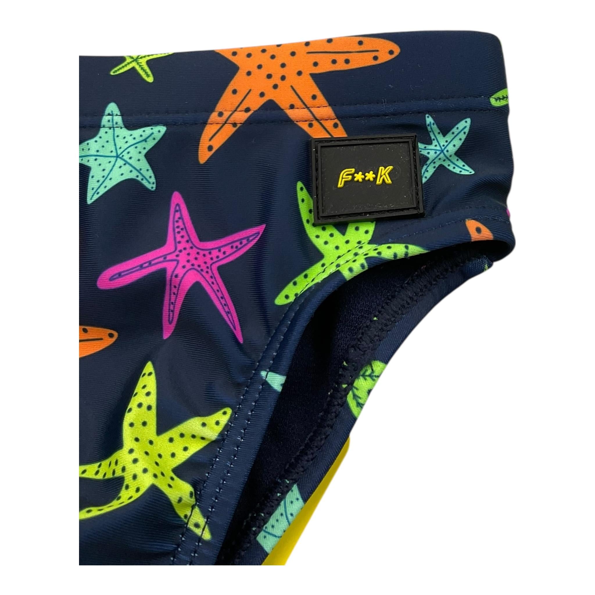 F**K Costume Mutandina Tinta Unita Stampa Fantasia per Neonato FJ25N04SA20X16 BLU F**K 