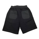 Patriot Bermuda Tinta Unita Con Elastico In Vita Nero Per Bambino