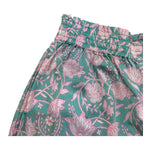 Saint Barth Short Tinta Unita con Stampa Fantasia per Bambina ILLYJR VERDE SAINT BARTH 