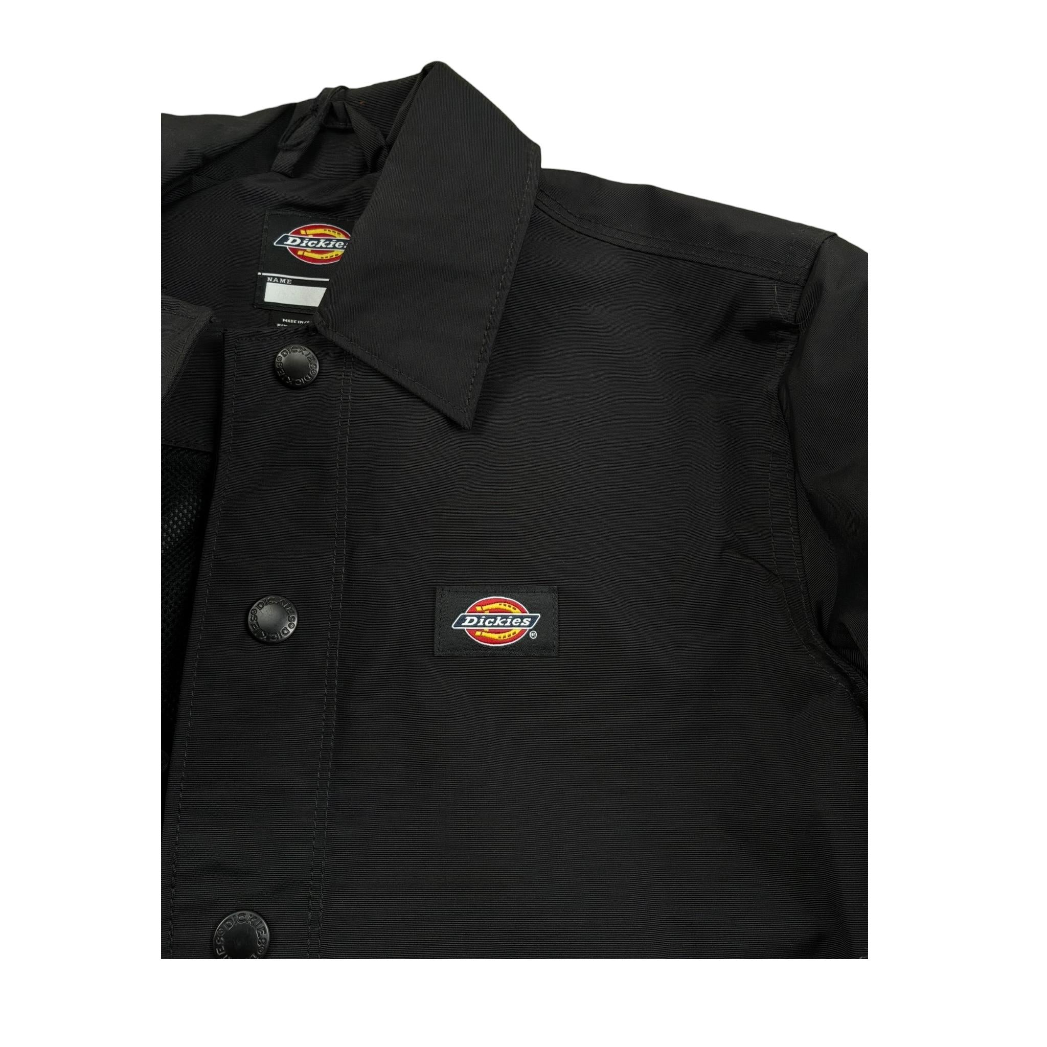 Dickies Giubbino Tinta Unita con Bottoni per Bambino DK0DKJR31FBK1 NERO DICKIES 