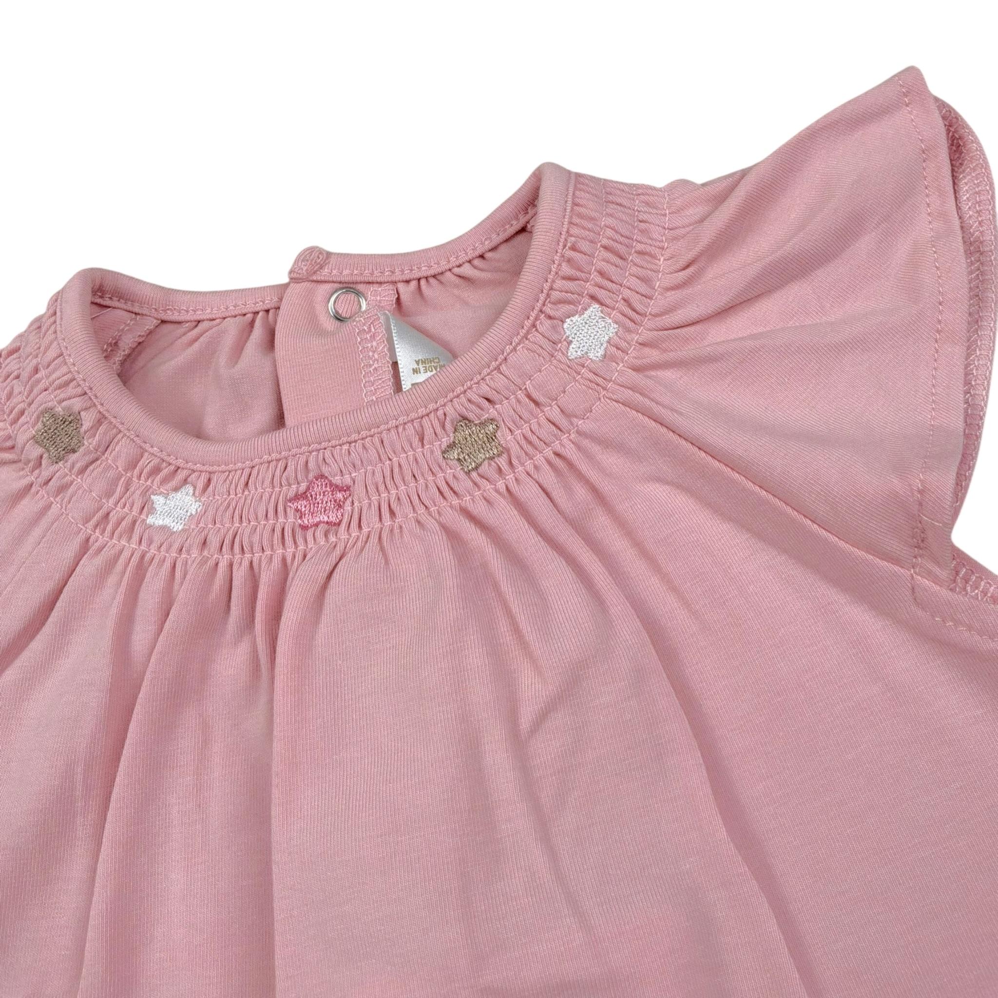 Mayoral Pagliaccetto Tinta Unita con Stampa per Neonata 17499XXU ROSA MAYORAL 