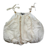 Please Top Tinta Unita Bretelline per Bambina CC88080G72 PANNA PLEASE 