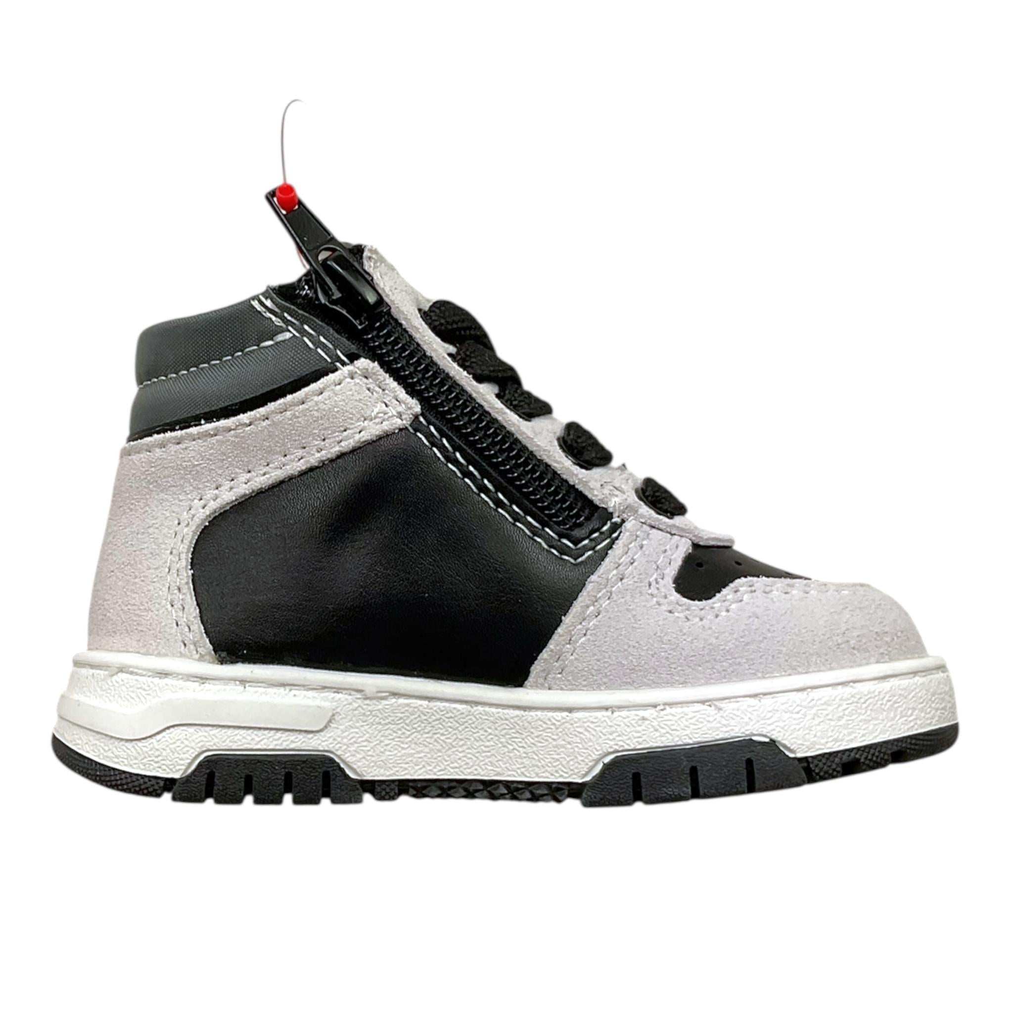 CESARE PACIOTTI sneakers bicolore con lacci e collo alto Nero per Bambino 43160J NERO CESARE PACIOTTI 