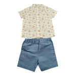 Paz Rodriguez Completo 2 Pezzi Camicia-Bermuda per Bambino 006151526J BIANCO PAZ RODRIGUEZ 