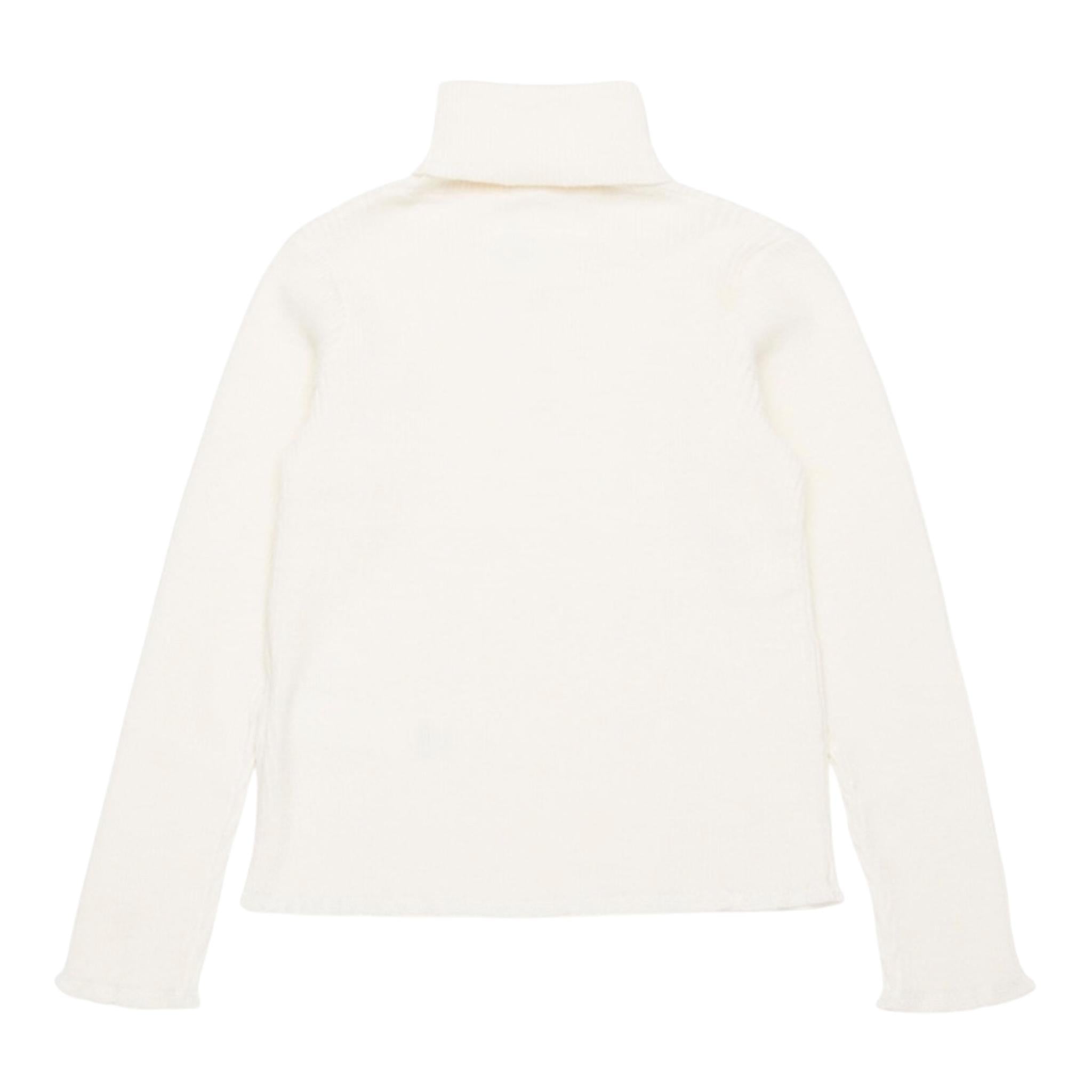MAISON MARGIELA maglia tinta unita collo alto Panna per Bambina M60717 PANNA MAISON MARGIELA 