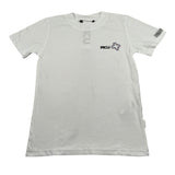 Mcu T-Shirt Girocollo tinta unita con Stampa Bianco per Bambina MCU0121 BIANCO MCU 