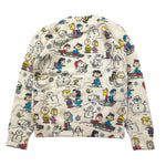 SAINT BARTH maglia girocollo tinta unita con stampa Beige per Bambino PEANUTSSNO BEIGE SAINT BARTH 