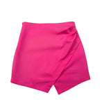 Y-Clu Gonna Tinta Unita con Elastico In Vita per Bambina Y19046 FUXIA Y-CLU 