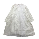 Jesvrvm Abit Tinta Unita Modello Camicia per Bambina ORCHIDEA BIANCO JESVRVM 
