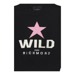 JOHN RICHMOND maglia girocollo tinta unita con stampa in contrasto Nero per Bambina RGA24106MAXX NERO JOHN RICHMOND 