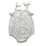 Babidu Pagliaccetto Giromanica Tinta Unita per Neonata 33330 BIANCO BABIDU 