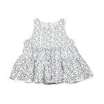 Caffe' D'Orzo Top Tinta Unita con Fantasia per Bambina ZW5A42M0063 BIANCO CAFFE' D'ORZO 