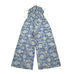 Coco' Et Mama' Tuta Inera Tinta Unita con Ricami per Bambina LYRA AZZURRO COCO' ET MAMA' 