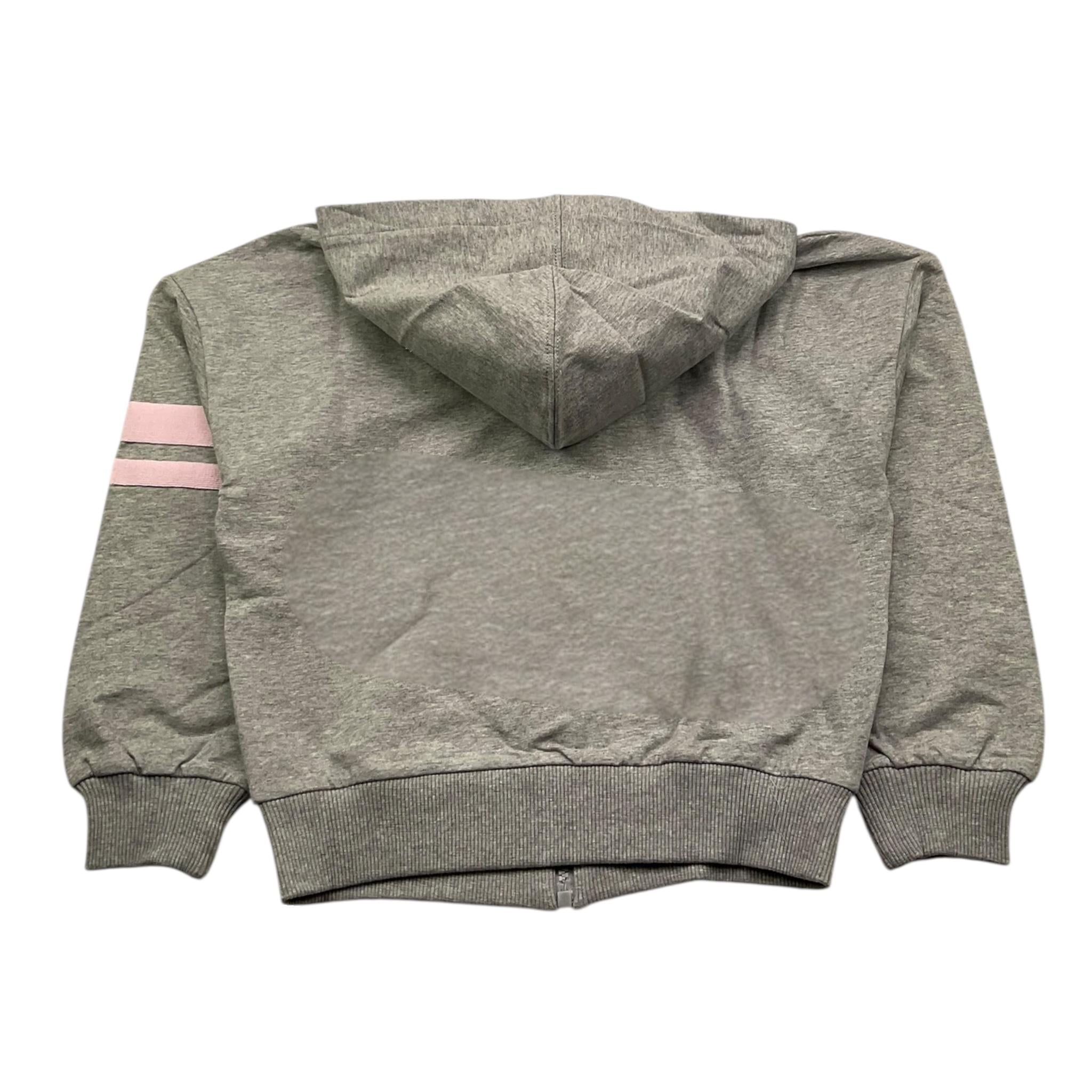 MONNALISA felpa con zip e cappuccio tinta unita Grigio per Bambina 178800R1 GRIGIO MONNALISA 
