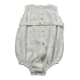 Cua-Cuak Pagliaccetto Giromanica Bicolore Bianco per Neonata 48122 BIANCO CUA-CUAK 