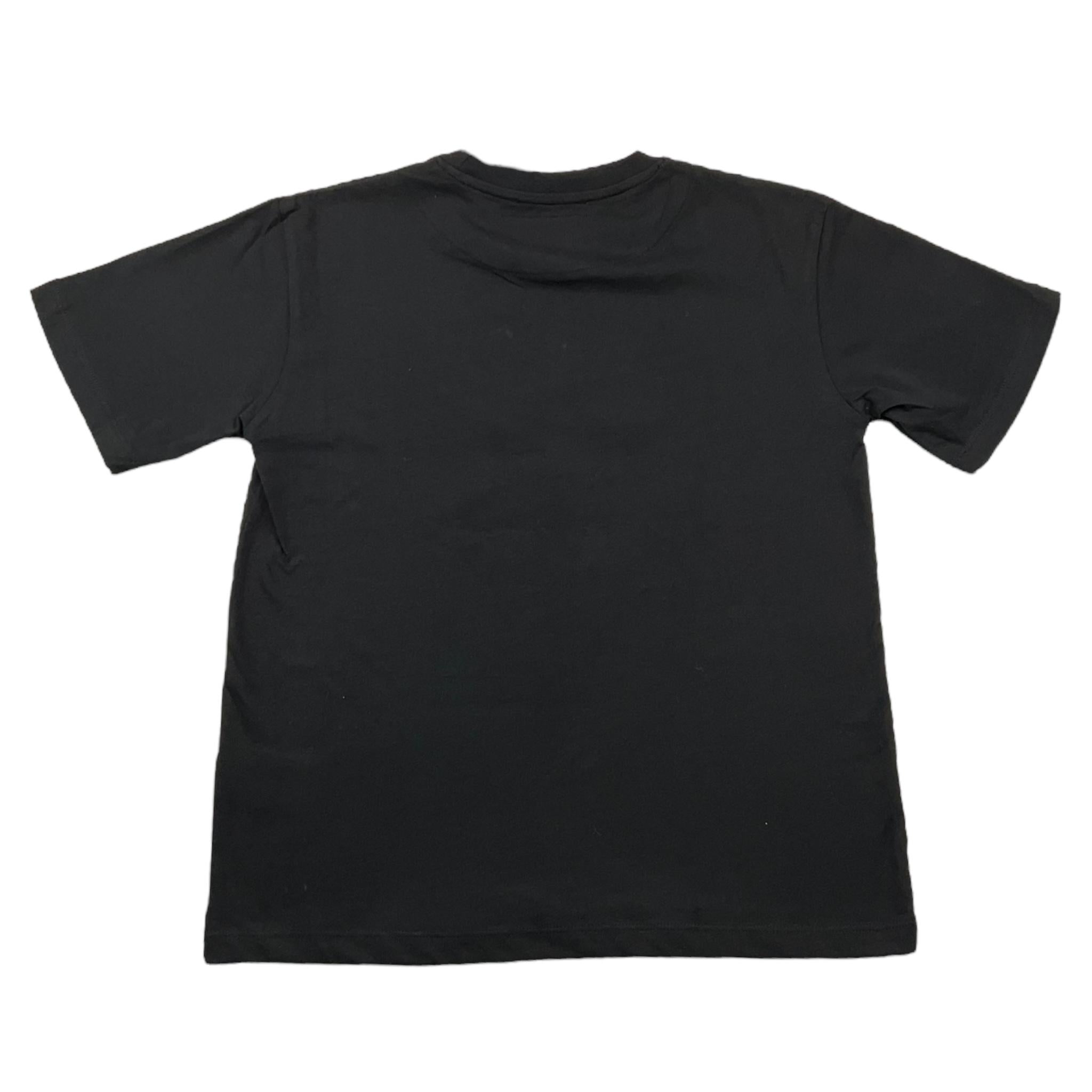 JOHN RICHMOND t-shirt girocollo tinta unita con stampa in contrasto Nero per Bambina RGA25118TS NERO JOHN RICHMOND 
