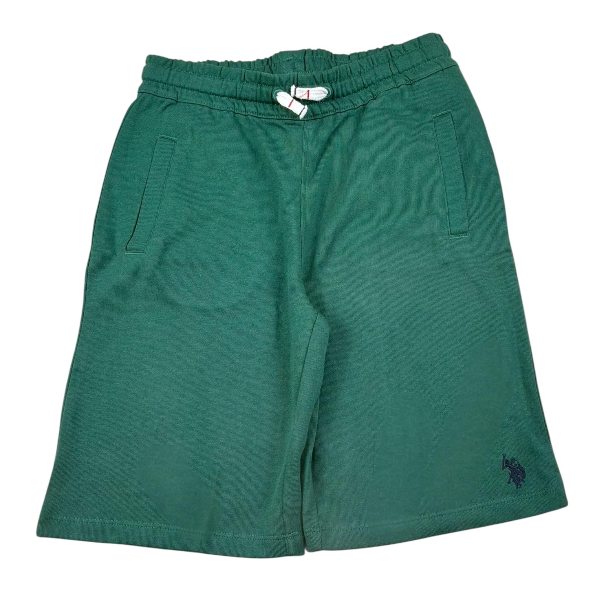 U.S. Pollo Assn Bermuda Tinta Unita In Tuta per Bambino 61366 VERDE U.S. POLLO ASSN 