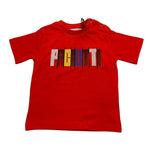 Cesare Paciotti T-Shirt Girocollo Tinta Unita con Stampa per Neonato TSP5115B ROSSO CESARE PACIOTTI 