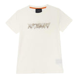 John Richmond T-Shirt Girocollo Tinta Unita con Stampa per Bambino RBP25074TSJ PANNA JOHN RICHMOND 