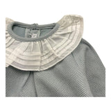 CALAMARO pagliaccetto tinta unita con colletto Azzurro per Neonata 32460X AZZURRO CALAMARO 