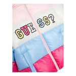 GUESS giubbino tricolore con zip e cappuccio Rosa per Neonata K2YL02WEGY0 ROSA GUESS 