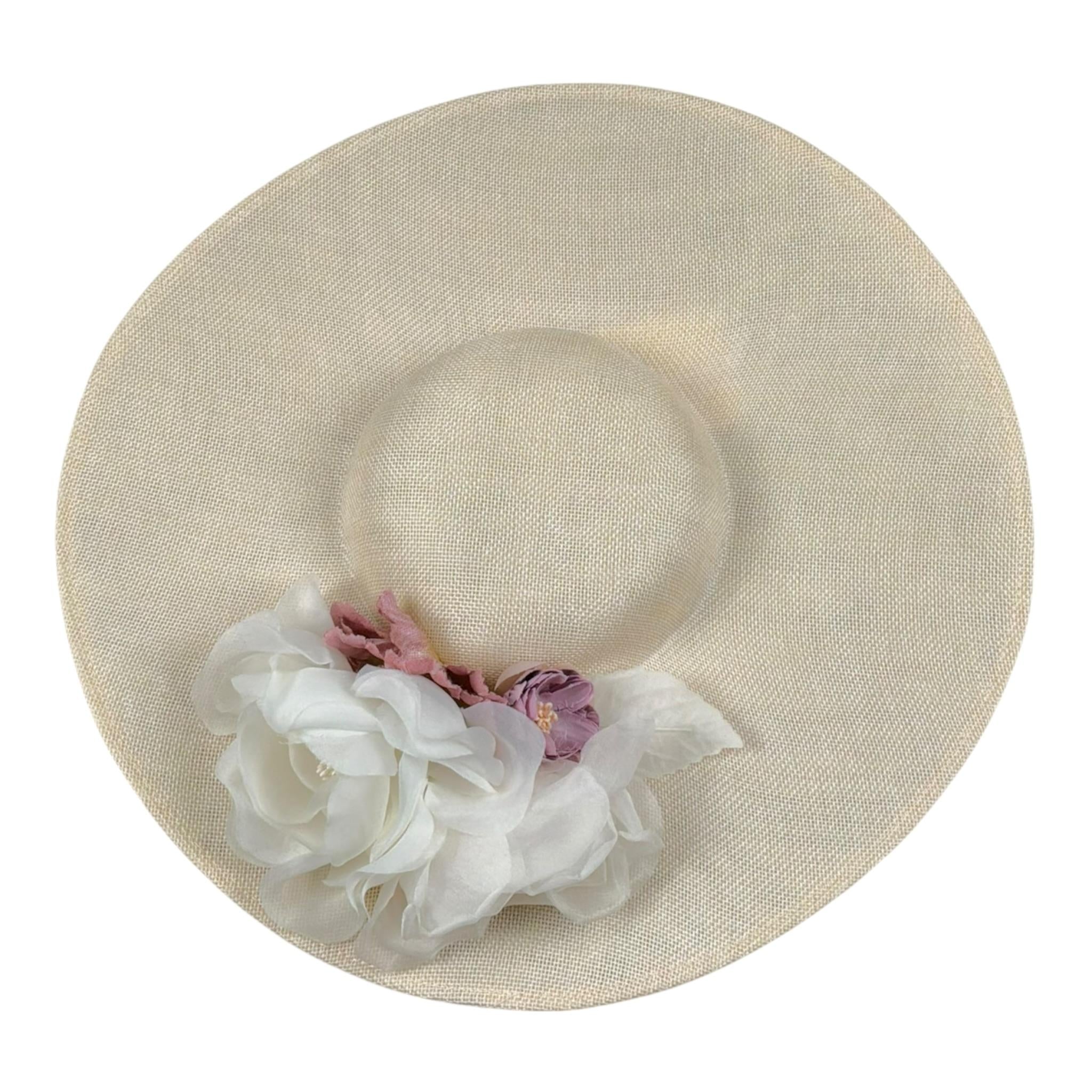 Gai Mattiolo Cappello Tinta Unita con Applicazioni per Bambina GM100647 BEIGE GAI MATTIOLO 