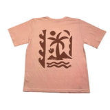 Zoe & Tobiah T-Shirt Girocollo Tinta Unita Con Stampa Rosa Per Bambina