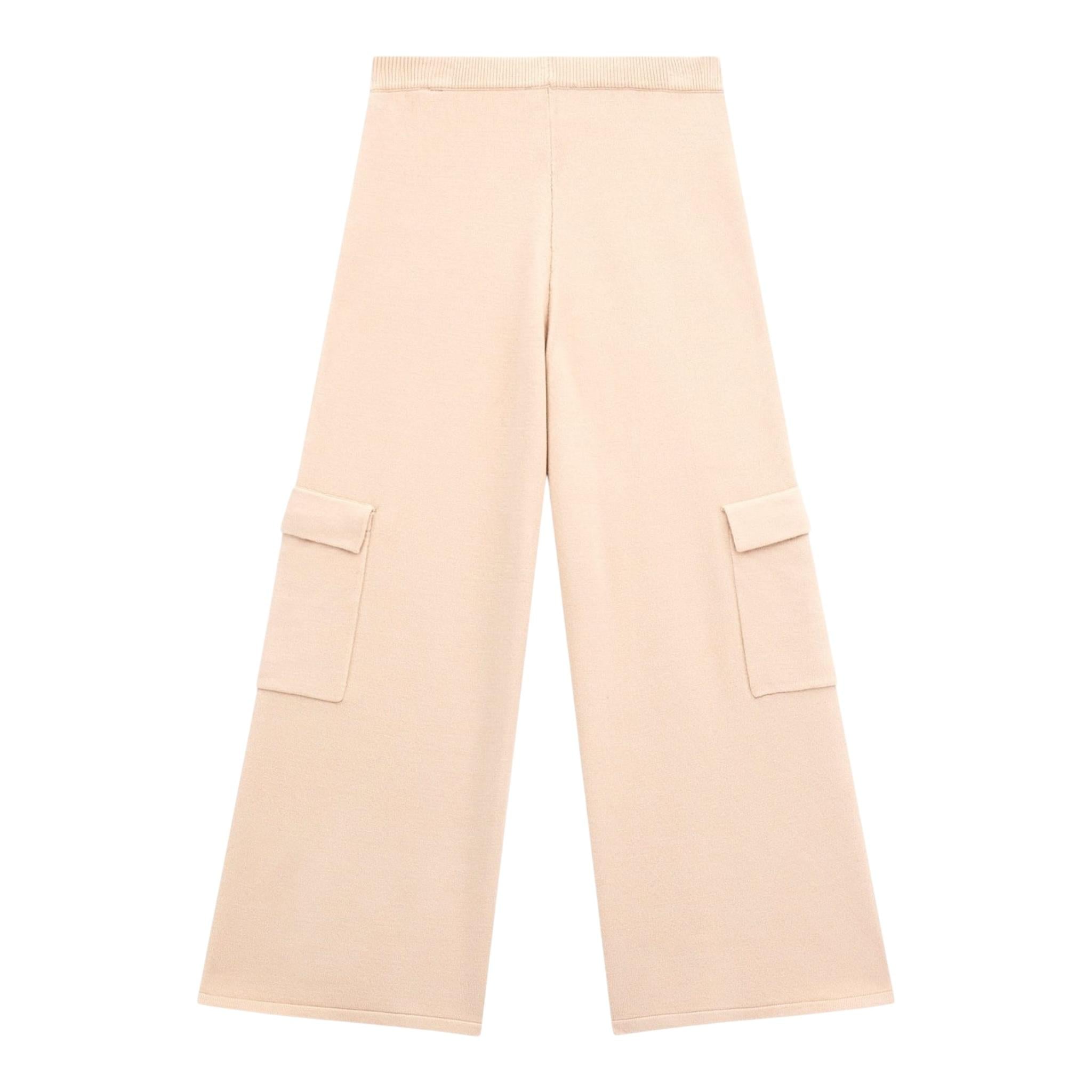GUESS pantalone tinta unita modello palazzo Beige per Bambina J4BB08 BEIGE GUESS 