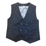 Manuel & Frank Gilet Tinta Unita  per Neonato MF5012B BLU MANUEL & FRANK 