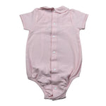 Babidu Pagliaccetto Mezza Manica Tinta Unita per Neonata BBDP ROSA BABIDU 