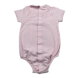 Babidu Pagliaccetto Mezza Manica Tinta Unita per Neonata BBDP ROSA BABIDU 