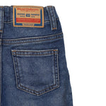 Diesel Bermuda In Denim tinta unita Blu per Neonato K00363 BLU DIESEL 